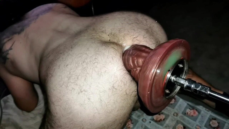 Fuck machine massaker: Máquina de follar con consolador grande Mandrake xl Sinnovator inserción...