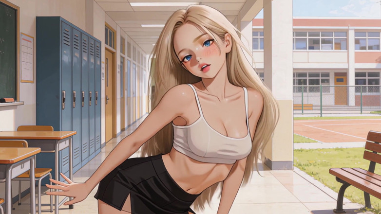 Sdanimacionescol: Ai는 깊은 목구멍과 슬러그로 십대를 생성