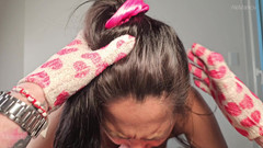 Meretblack: Его друг разрушает его задницу, оставляя маленькую анальную открытость.