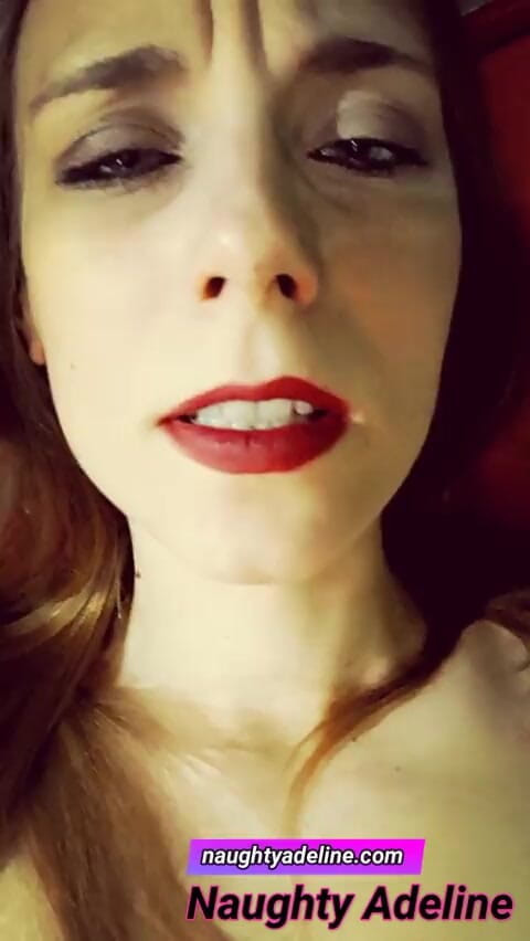 Naughty Adeline: Sborra dentro la mia figa!