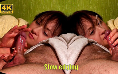 Mayashandjobs: Pomalé edging a obrovská nálož spermatu