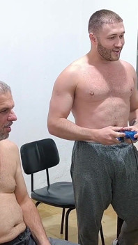 2 Heteros Playing Naked