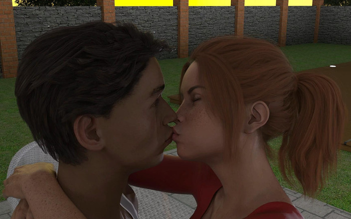 Adultgameplayvideos studio: Żona mojego przyrodniego brata # 59 - John ma namiętny pocałunek Od Jennifer