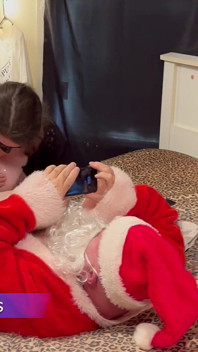 Santa Gives BBW a Present