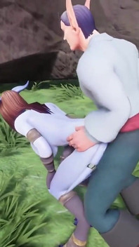 Elf Azeroth diyarında draenei bir kızı sikiyor | Warcraft porno parodi