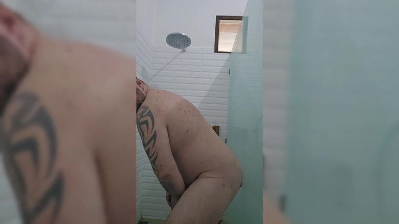 Jimbob Star GAY: Jimbob Mýdlová sprcha dildo jízda