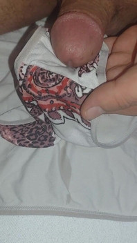 I Ejaculate Into the Panties My Wife Is Going to Wear While She Is in the Bathroom.