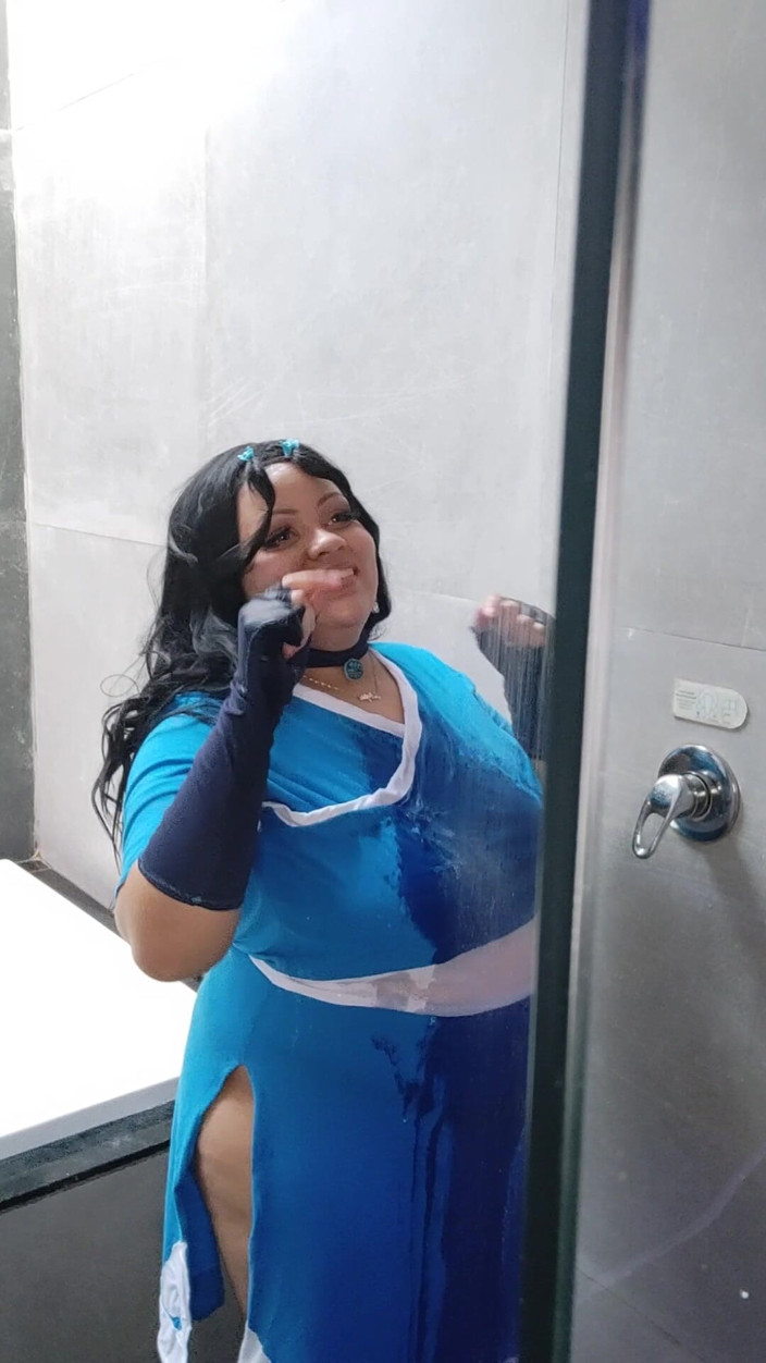 Cutiepiie Chubby: BBW Katara Cosplay Fotoshoot Gör av
