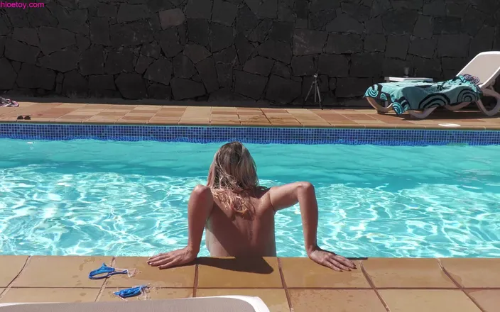 Chloe Toy: Micro Bikini Water Tease