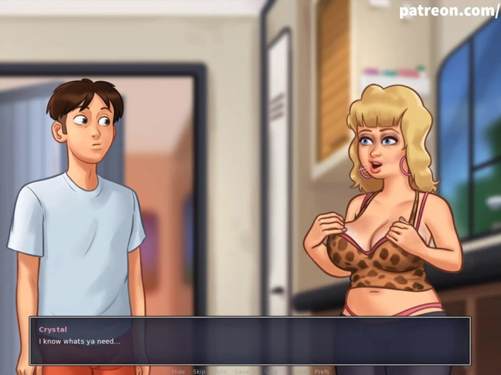 Hentai World: Summertime saga - 내 여친의 계모가 그녀를 거칠게 따먹어달라고 부탁해
