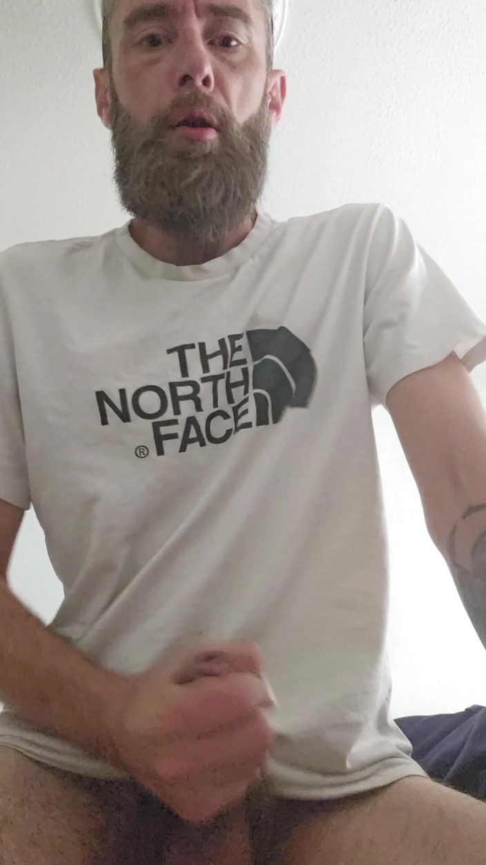 Smoking stoker: Masturbacja mojego dużego kutasa