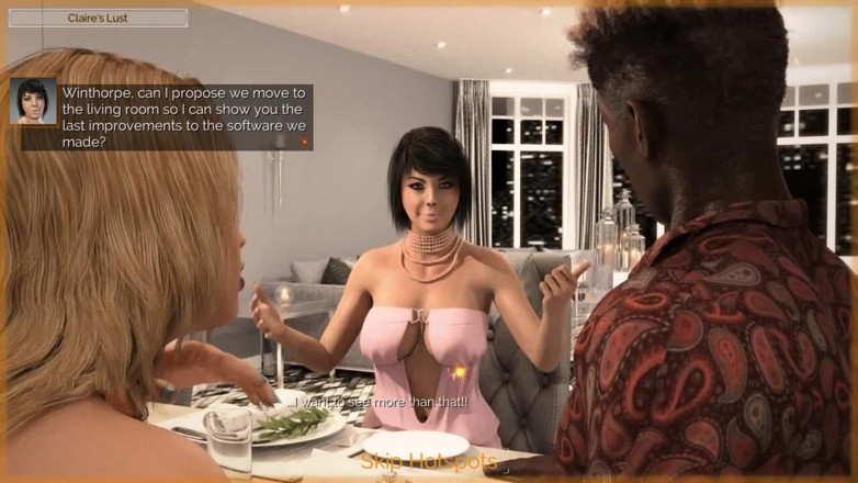 Dirty GamesXxX: 幸せな結婚:ディナーパーティーep.27のテーブルの下で異人種間の足コキ