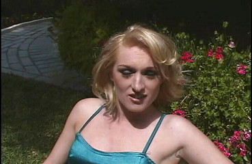 Cryptostudios: Blonde cheating wife giving blowjob to her gardener while her...