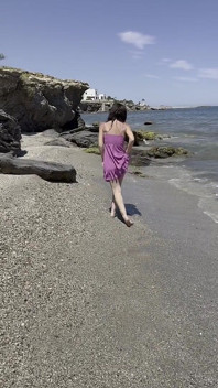 Blankziehen am strand