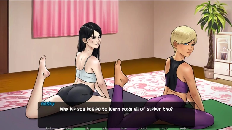 Miss Kitty 2K: Tamas Пробуждение - часть 60 - трахни меня в моих штанах для йоги от Misskitty2k