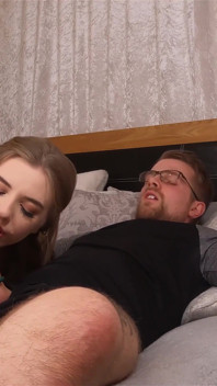 Petite Blonde Princess Gabie Monroe Worships Cock & Rides for a Dripping Creampie