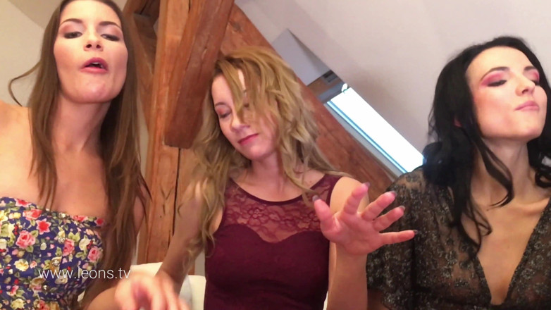 Leon Lambert Girls Twerk Parties CFNM: Version of sexy panties, round asses, no bra transparent show...