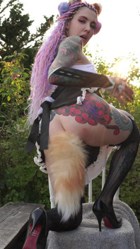 Maid with a Plug Tail