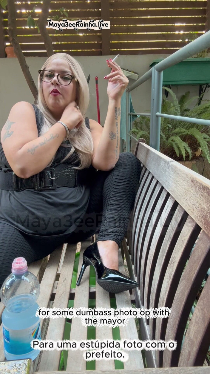 Goddess Maya3ee Rainha: Good Morning Goddess Morning Smoke Break Sexy Leggings in Thick...