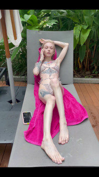 You Saw Me Sunbathing Near the Pool Like That … Your Next Move?