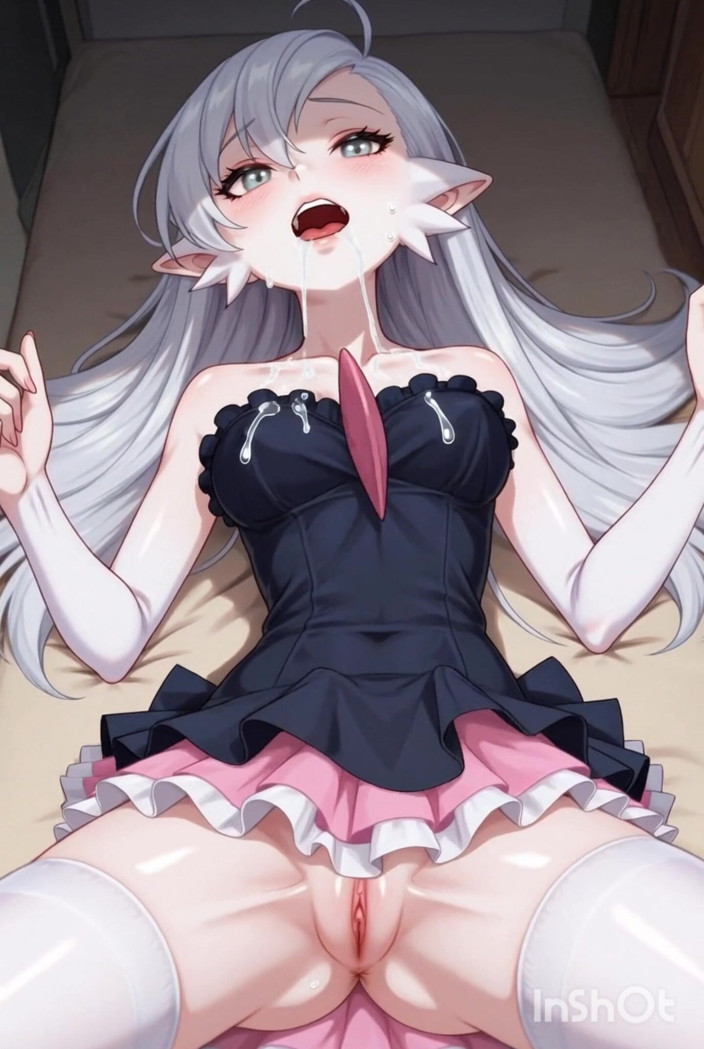 Wertstofsamler: Hentai, l’elfe de la forêt comme une pkmn gémit sur...