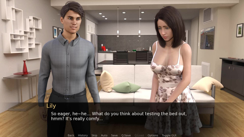 Dirty GamesXxX: NTR Dream: Soțul își fute soția cu pasiune și a umplut prezervativul...