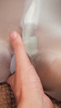 343 Tu fetiche - ¿medias gruesas en el esperma? ¡Me masturbaré con un vibrador para ti, amigo!