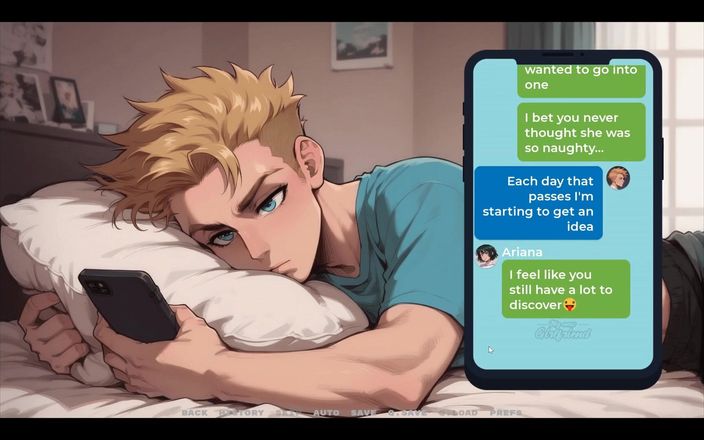 Cumming Gaming: La mia nuova ragazza gioco Hentai tabù ep.12 Due sorellastre...