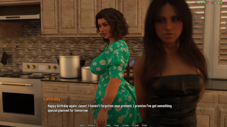 Porny Games: Университетские дни от Greebo - особый подарок на день рождения, секс в душе и тройничок 12