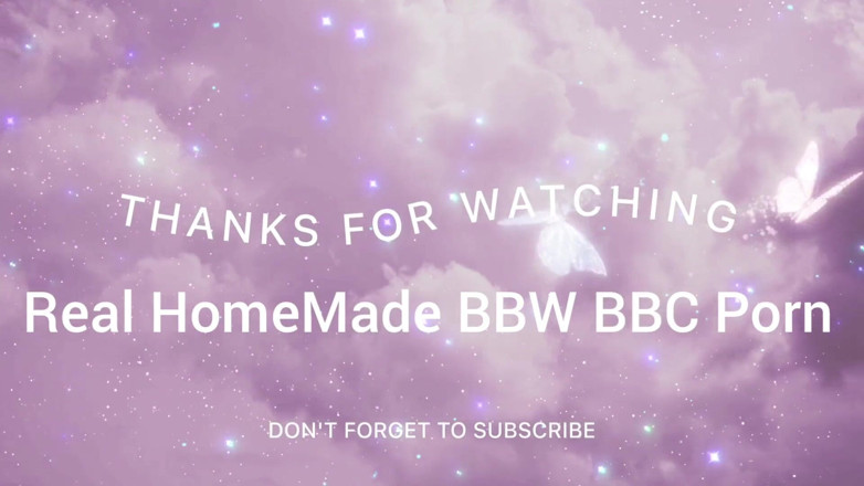 Real homemade BBW BBC porn: Wildenglishbbw BBC Nata4sex bultar min fitta under camvu