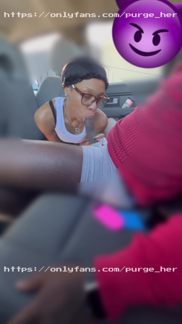 Purge_her: Pretty Four Eyed Girl Gets Cum in Her Mouth