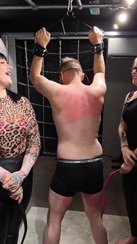 Cruel Double Domme Whipping