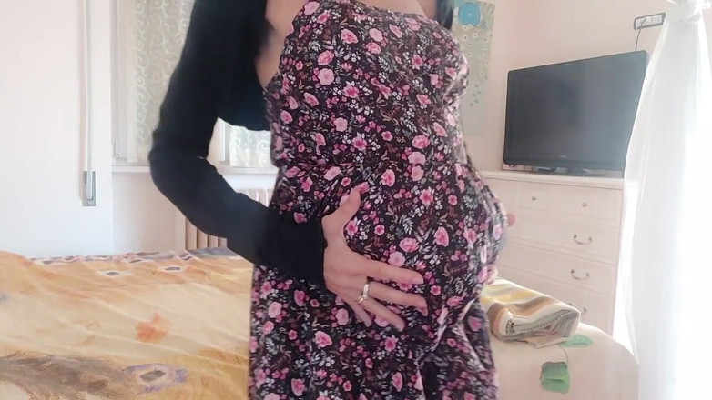 savannahamatoriale: Stiefmutter hat einen schweren schwangeren stoß