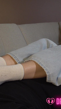 Alessandra's Handjob and Sockjob in Sweaty White Socks - (dreamgirls in Socks)