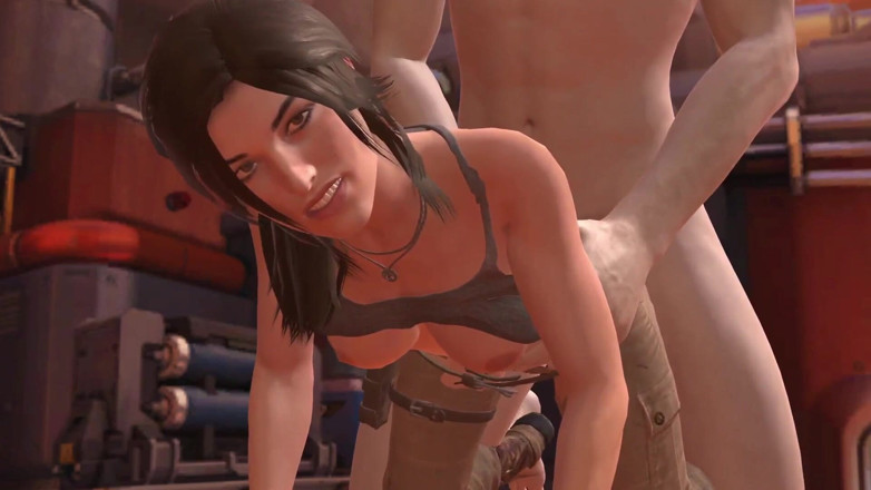 Wraith ward: Lara Croft bierze gigantycznego kutasa w dupę: parodia Tomb Raider