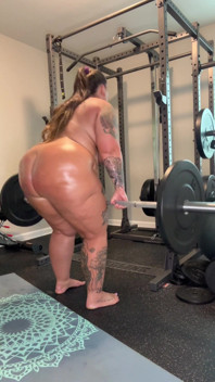 Alexisnocare Oiled up Naked Workout