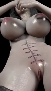 3D Huge Boobs Slut Naked Her Perfect Boobs