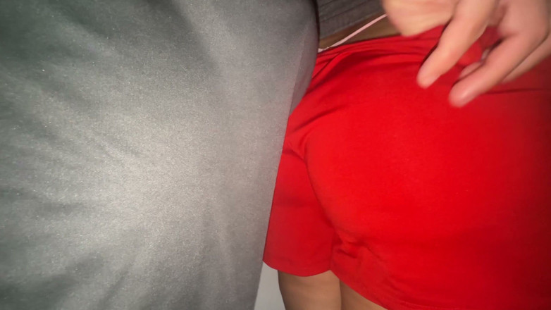 CoupleOfHotSins: Big-assed Girl Grabs a Stranger's Penis, and He Cums on...