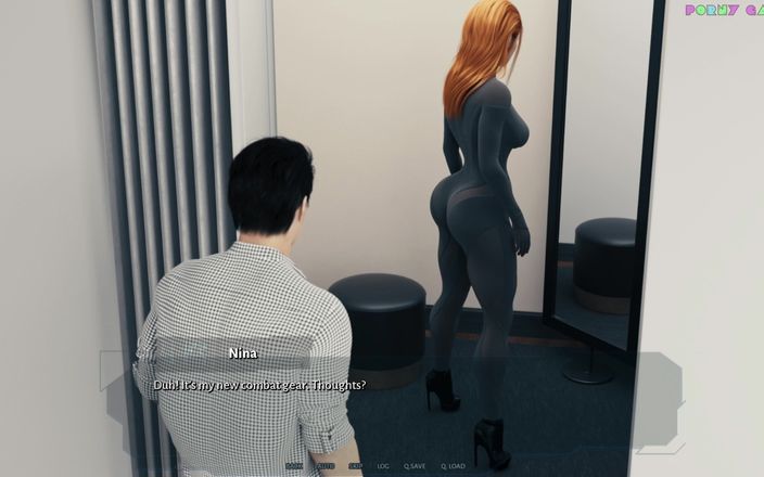 Porny Games: Cybernetische verleiding door 1thousand - seks met mijn opgespannen baas 25