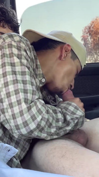 Velký Výstřik! Kouření My Dl Homie Auto Zábava Hardcore Gay