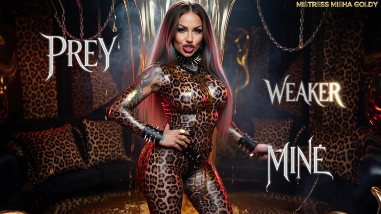 Goddess Misha Goldy: Jsem tvůj Predátor.