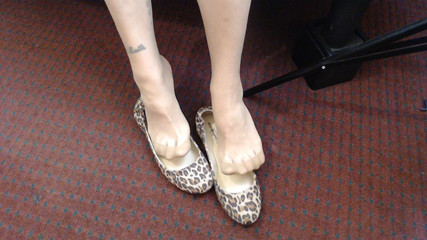 Abby Anna: Vyztužené prsty punčocháče shoeplay