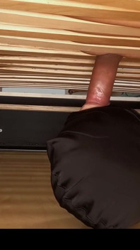 The Crazy Professor - a Sucking Doll Under His Bed Sucks His Cock Till the Cum Drips Over Her Lips