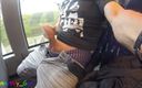 Funny boy Ger: Extremely Exciting: in a Driving Bus in the Bavarian Alps...