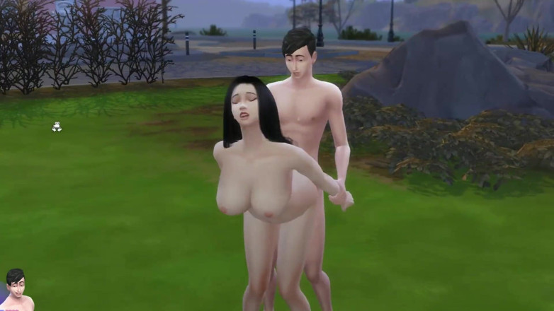 Nyibukai: The sims lagi asik sama pacarnya yang besar