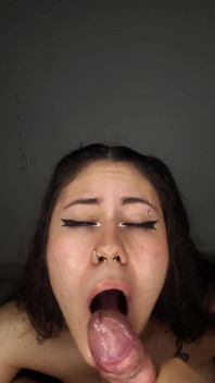 I Play with My Delicious Tongue on His Cock Until He Cums