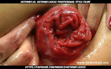 Hotkinkyjo: Hotkinkyjoxxx proffesional style films: Big Black Buttplug Studio Fun & Prolapse by Hotkinkyjo