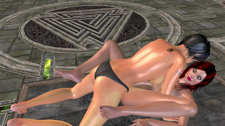 TransLure: Bokep kartun 3d animasi - gadis cantik dan waria toket besar saling...