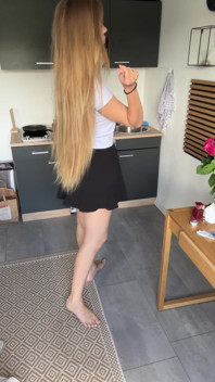 Lifting My Skirt for a Secret View