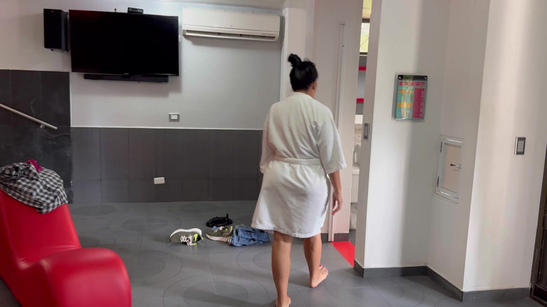 Lucero Oficial: Hot Latina Enjoys Wet Anal Sex Under the Shower with...